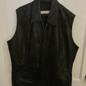 Black Excelled Women's Motorcycle Vest 3X